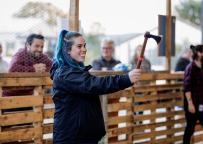 Indoor Axe Throwing at Jack's